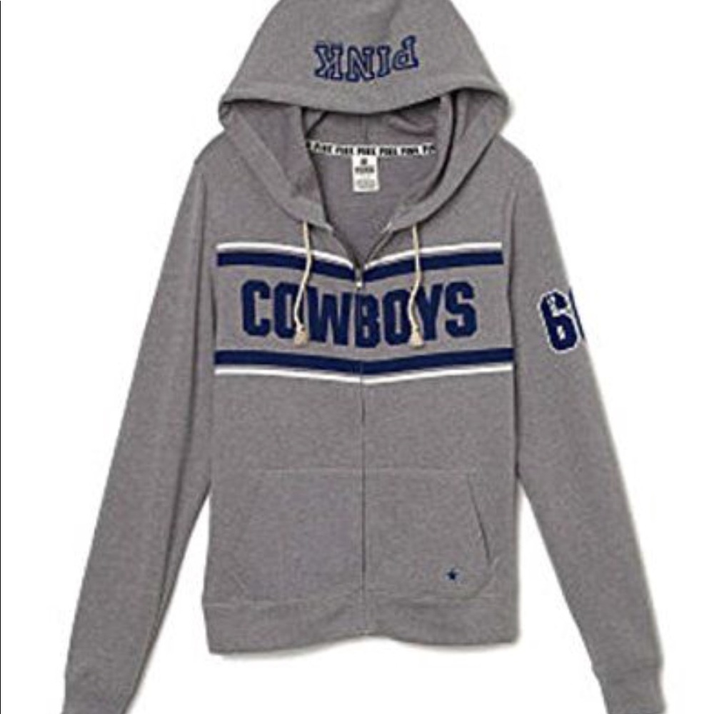Victoria’s Secret PINK cowboys zip up hoodie